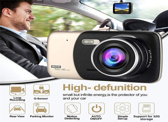 Smart Auto Dash Cam panoramica montata sul cruscotto dentro e fuori 1080P 128 GB