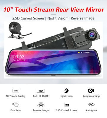 32 GB 10 pollici Blackbox DVR Dash Cam FHD 1080p Stream Media per veicoli
