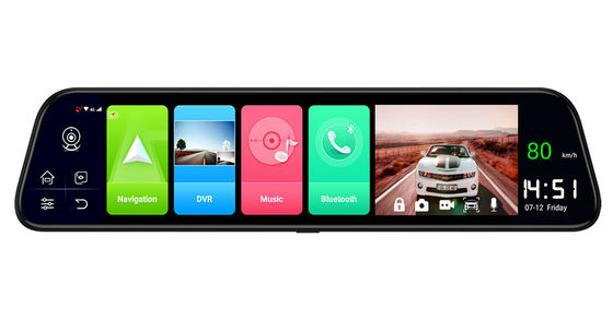 12 pollici ADAS 4G Car DVR FHD1080P Specchietto retrovisore Registratore per auto 32GB Navigazione GPS