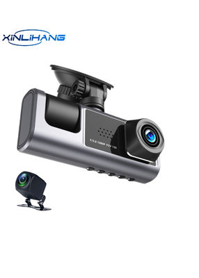 Videoregistratore HD 1080P per videocamera per auto DVR per auto a 3 obiettivi Parte anteriore posteriore interna