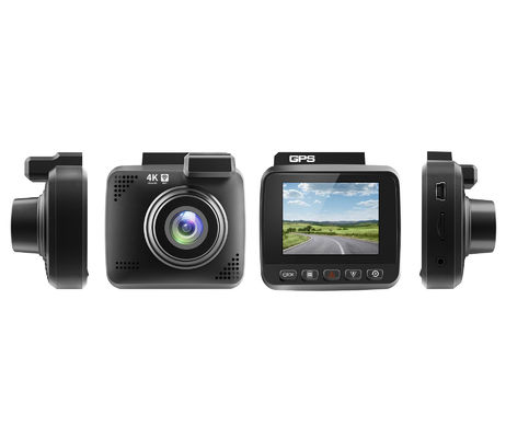 rilevazione di moto incorporata doppia del G-sensore di visione notturna WDR GPS Wi-Fi della macchina fotografica DVR dell'automobile di registrazione della lente 4K UHD della camma del un poco 70mi