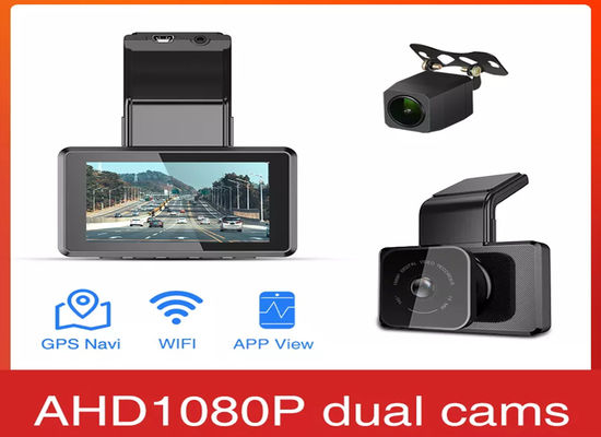 WIFI GPS Logger 4K Cruscotto per auto montato Dash Cam da 3 pollici