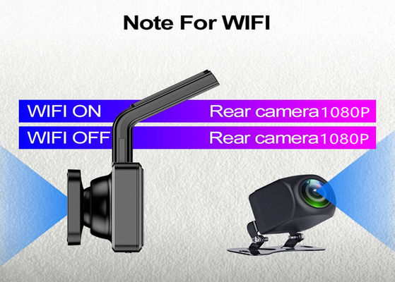MSTAR MSC8336 Dashboard Car Cam Recorder Display 1080P Dual Lens WiFi integrato GPS