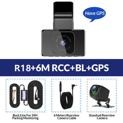 Registratore per auto con specchietto retrovisore intelligente 24 ore ADAS 4g Dual Dash Cam GPS DVR Registrazione in loop