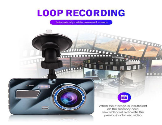 Videocamera per auto WDR FHD 1080P Stream Media Mirror Dash Cam Versione notturna 128 GB