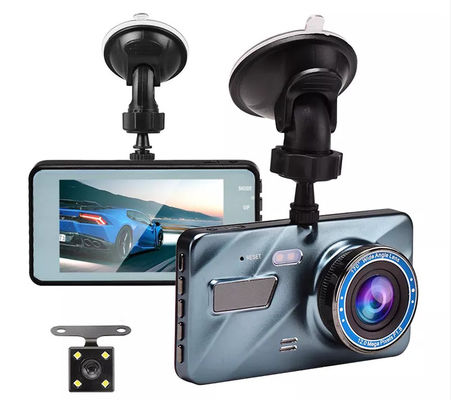 Veicolo WDR IPS Touchscreen Video Dash Cam Recorder Blackbox Dual Lens