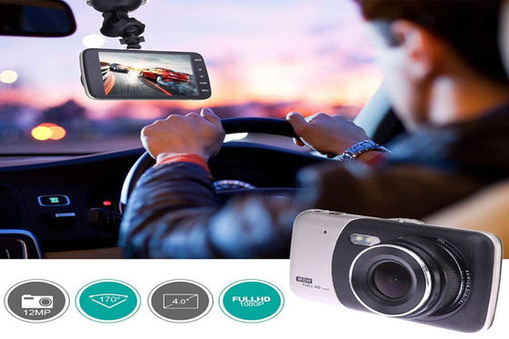 Wireless 4 pollici 1080p Car DVR 4K Dash Cam Dual Lens anteriore e posteriore