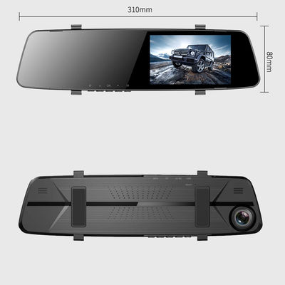 Registratore dash cam a specchio da 4,5 pollici 24 ore Full HD 1080P per auto