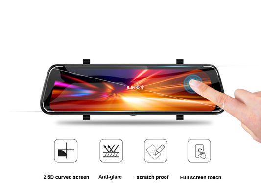 IP57 impermeabile auto DVR fotocamera specchio monitor 1080P HD