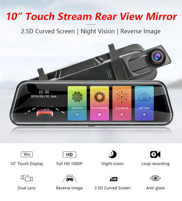 ODM IPS Touchscreen Full HD Car DVR Camera Dual Lens Dash Cam Zoom digitale 6X