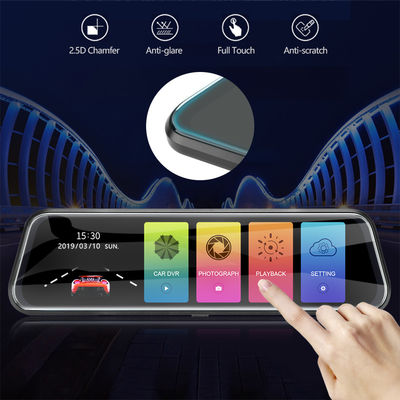 ODM IPS Touchscreen Full HD Car DVR Camera Dual Lens Dash Cam Zoom digitale 6X