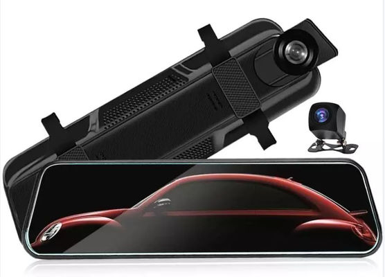 Dashcam Full 2.5D Touch Screen da 9,66 pollici attivato dal movimento Registrazione anteriore posteriore