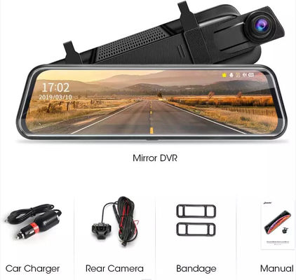 Monitor da 10 pollici IPS 2.5D Touchscreen montato su Dash Cam Parking Monitor FHD1080P
