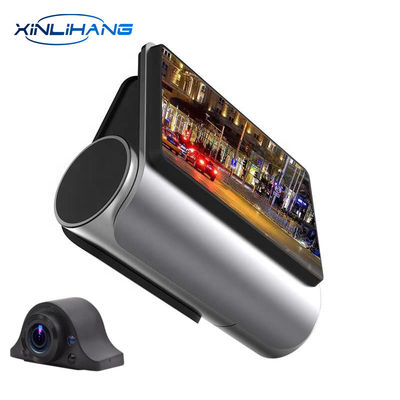 Touchscreen Auto Blackbox DVR Dash Cam Registrazione 24 ore Specchietto retrovisore a doppia lente