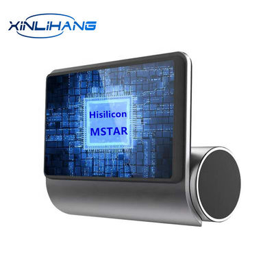 Touchscreen Auto Blackbox DVR Dash Cam Registrazione 24 ore Specchietto retrovisore a doppia lente