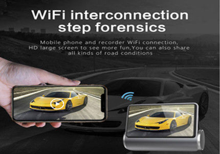 ADAS 2KFHD Registratore del sistema Dvr per auto a doppia lente anteriore posteriore Retromarcia Visione notturna di guida