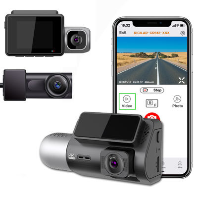 4K IPS Display Sony Vision Board Dash Cam con telecamera da cabina 3 canali