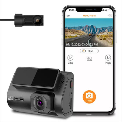 2 pollici Hidden HD 4K GPS Dash Cam anteriore e scatola nera per auto posteriore