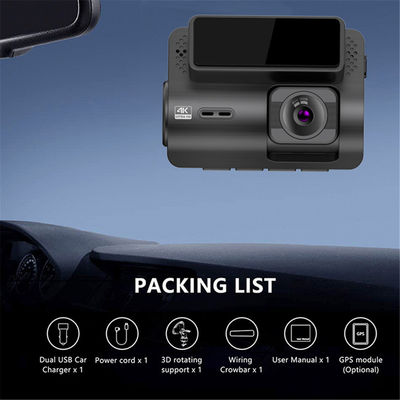 Anteriore 4K Posteriore 2K UHD Invisibile Dash Cam HD 1080p Auto DVR 24H Parcheggio Monitoraggio