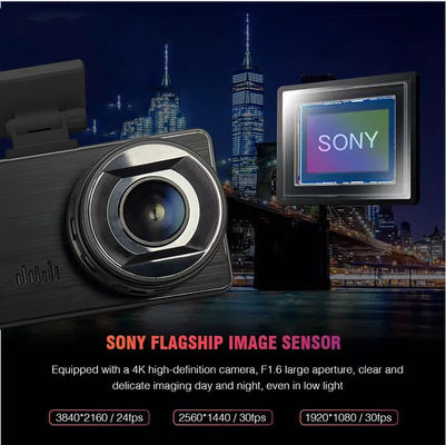 4K WiFi IMX335 Hidden Car Dash Cam dentro e fuori 1080P 170 gradi