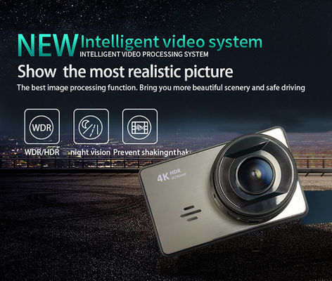 XINLIHANG 3inch Hd WIFI Security 4K GPS Dash Cam Telecamere per auto Dual Lens
