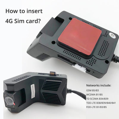 MTK6753 Chip Dual Live 4K GPS Dash Cam per il monitoraggio della flotta di auto parcheggiate