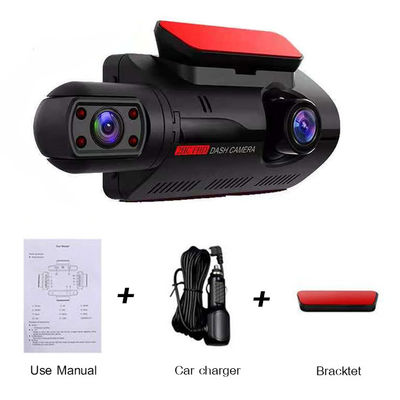Car Rearview Blackbox DVR Dash Cam Digital Car Camcorder Dashboard 3Lens 1080p