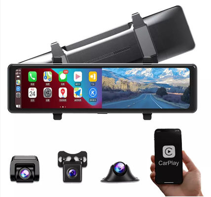 AHD1080P Android Wireless Carplay Specchietto retrovisore DVR WIFI GPS 3 Camme