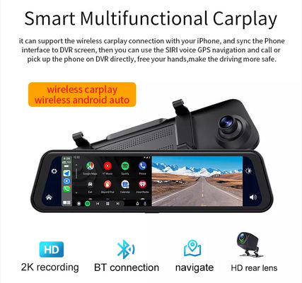 Bluetooth Android Wireless Carplay Dashboard Dashcam Navigazione GPS