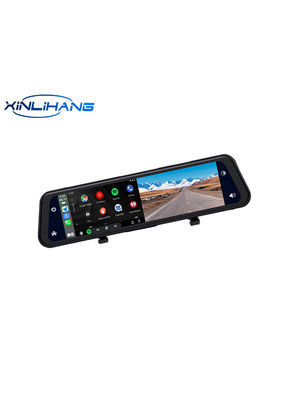 Dual Lens Mirror Dashcam Carplay Reverse Camera Auto Wireless Miracast 2K 12 pollici