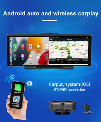 1440P 10,26 pollici portatile Touch Carplay Dashboard 2.5K registrazione video in loop