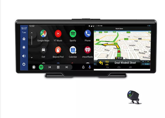 10 &quot;AHD1080P Retrovisore Wifi Car Play Dashboard Media Player Navigazione GPS