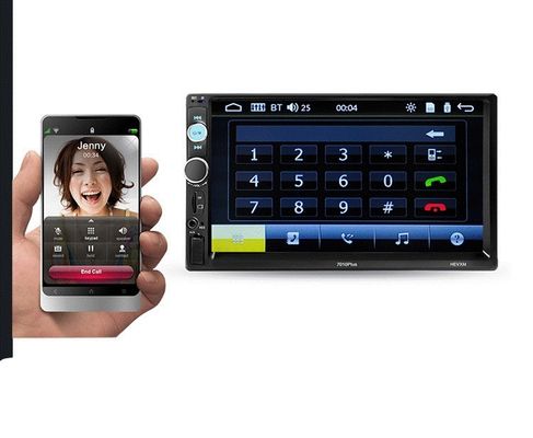 Universal Motion Activated Dashcam Navigator 7.0 Inch Ips Screen Car DVR Lettore DVD FM