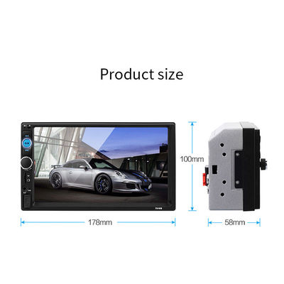 Universal Motion Activated Dashcam Navigator 7.0 Inch Ips Screen Car DVR Lettore DVD FM