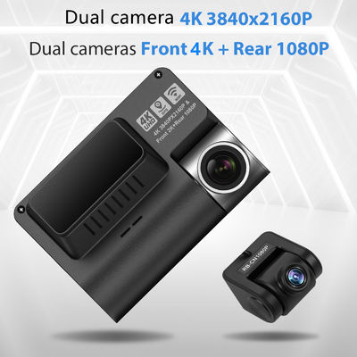 Macchina fotografica a 3 pollici del cruscotto dell'automobile DVR di WIFI GPS della camma del un poco dello schermo UHD 4K GPS di IPS