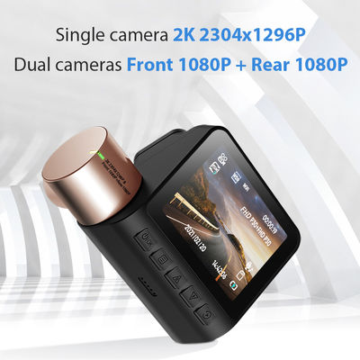 Dual Lens Invisible Dash Cam DVR Night Vision WDR GPS integrato