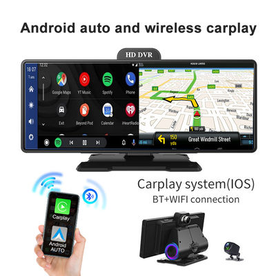 4K 10.26&quot; Car DVR Android Carplay Cruscotto Auto ADAS WiFi Dash Cam